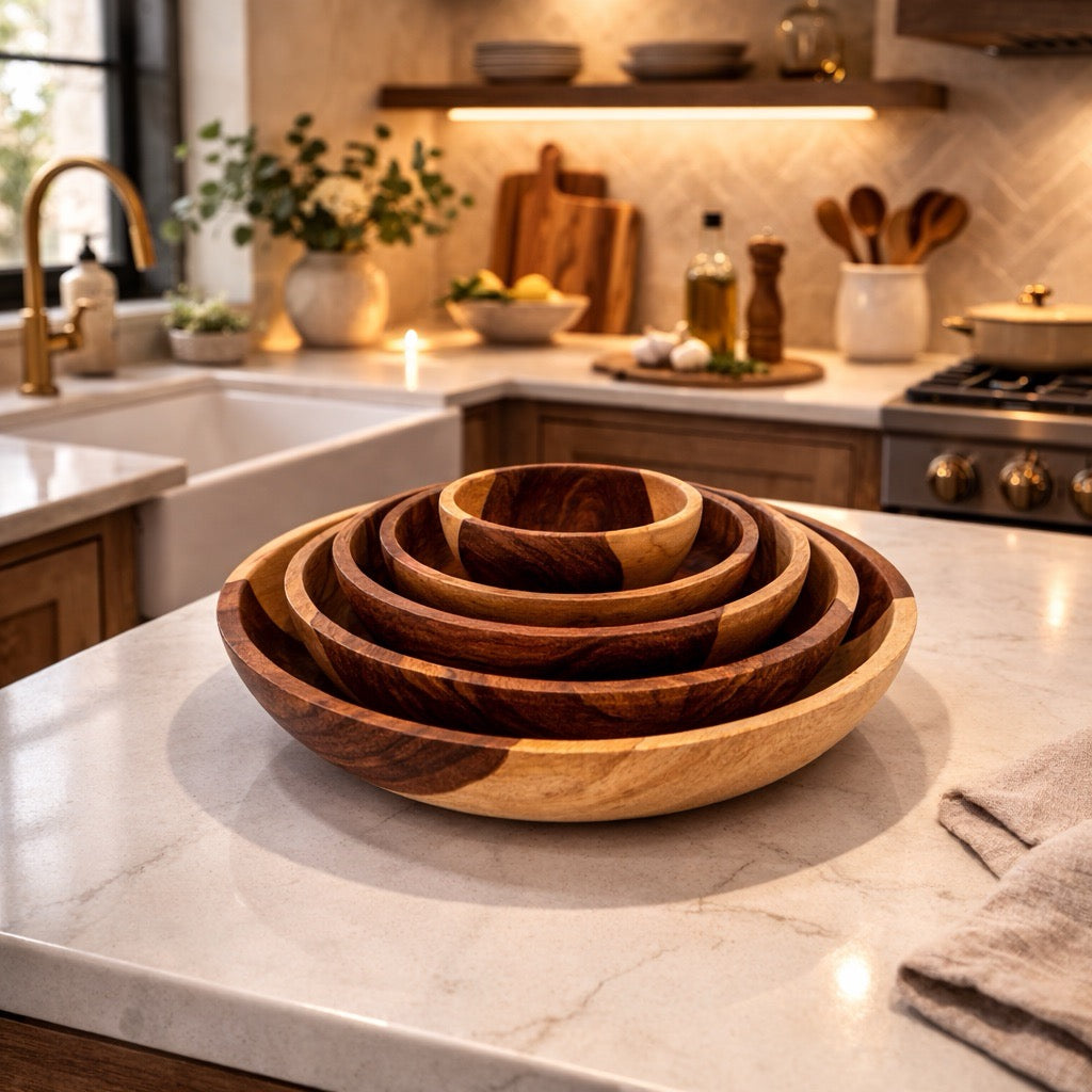 Natural wooden Bowls