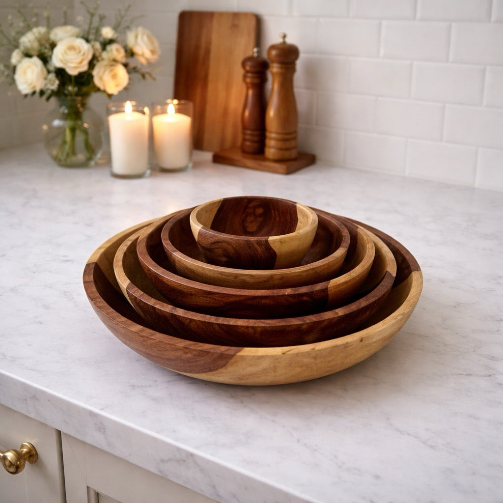 Natural wooden Bowls