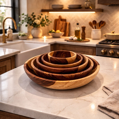 Natural wooden Bowls
