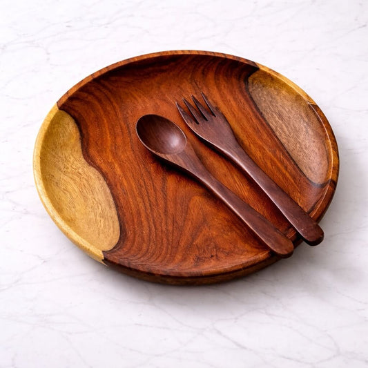 Natural Wooden Dining Set