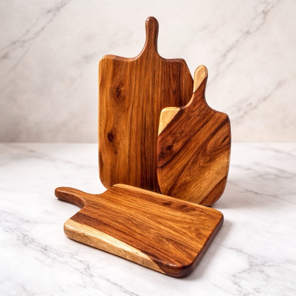 Natural wooden Rectangular cutting board