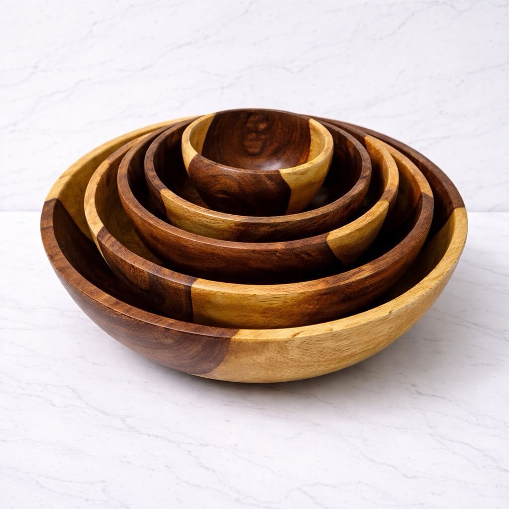 Natural wooden Bowls